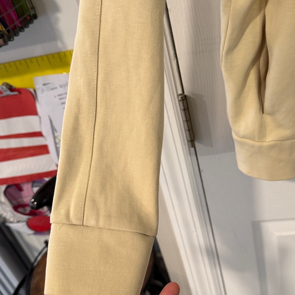 Dior Cream Zip-Up Jacket with Dior Logo - Picture 12 of 17